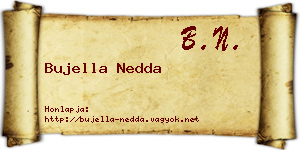 Bujella Nedda névjegykártya